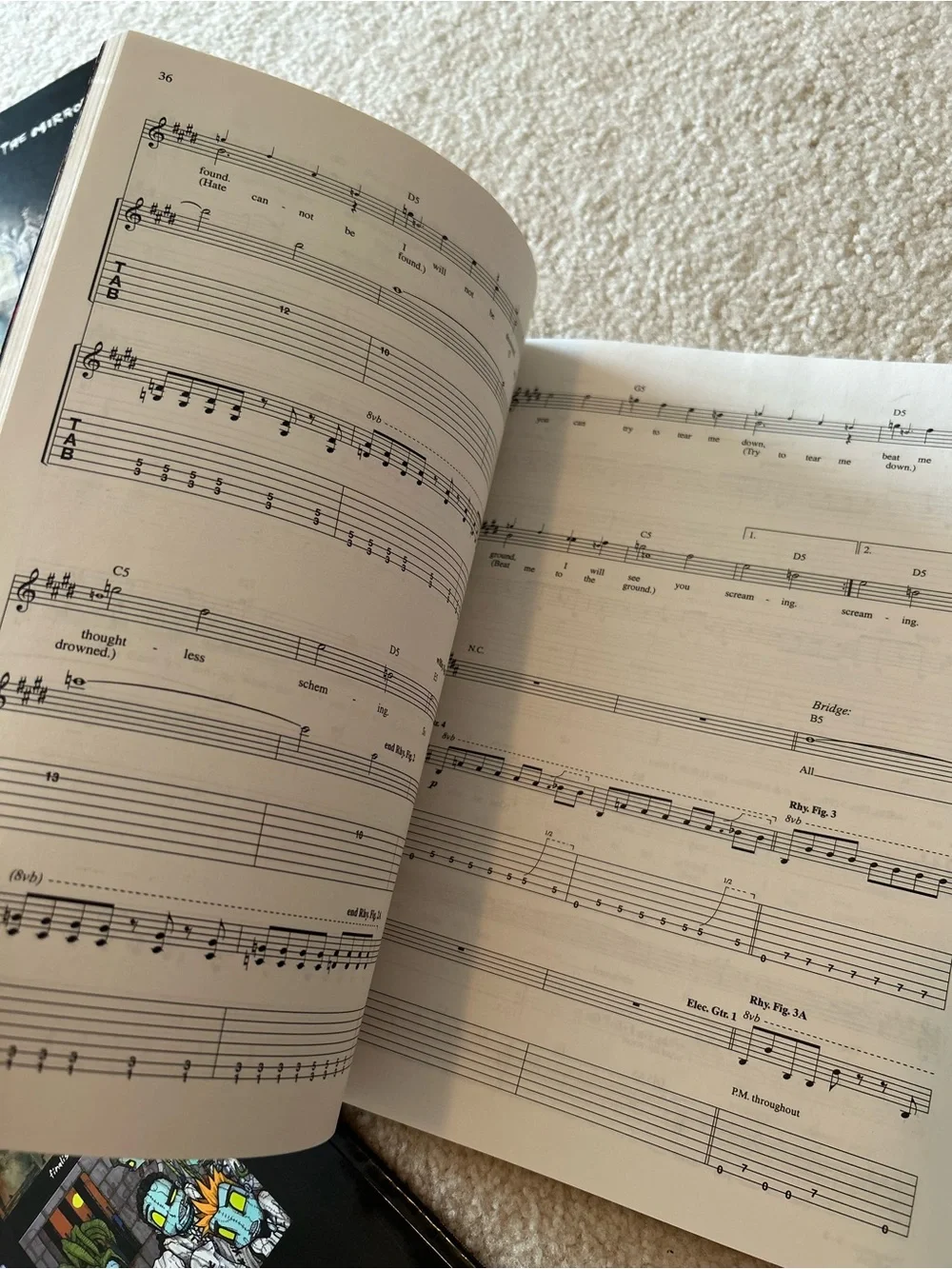 Collection of 6 Korn Authentic Guitar Tab Songbook Sheet Music Vintage